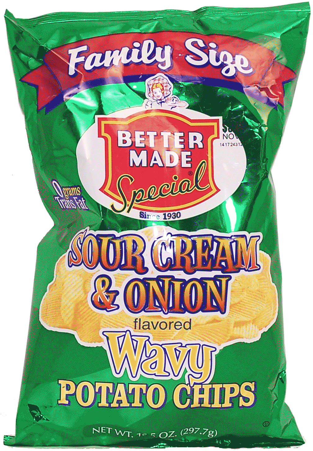Better Made&nbsp;&nbsp;sour cream & onion flavored potato chips Full-Size Picture